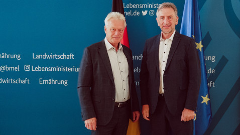 Bundeslandwirtschaftsminister Alois Rainer und BBV-Präsident Felßner