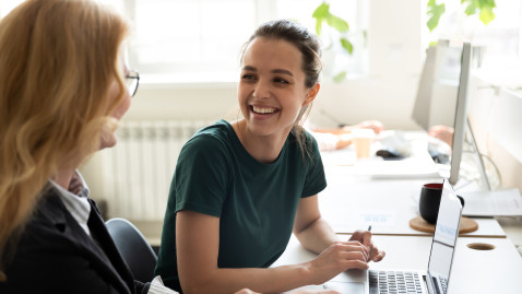 Ausbildung im Büro
