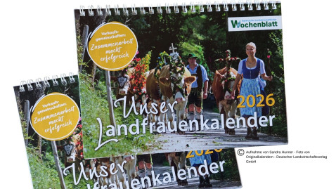 Landfrauenkalender 2026 - Jetzt erhältlich an Ihrer BBV Geschäftsstelle 