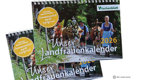 Landfrauenkalender 2026 - Jetzt an der BBV Geschäftsstelle Augsburg erhältlich 