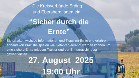 Sicher durch die Ernte