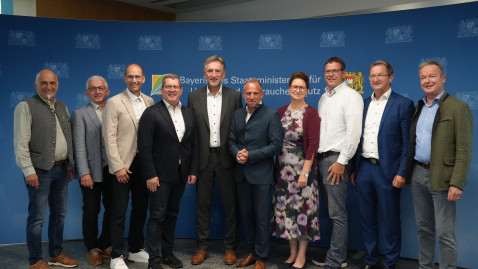 BBV-Präsidentenkonferenz im Austausch mit Umweltminister Glauber 