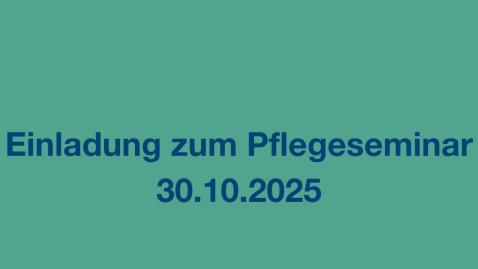 Einladung zum Tagesseminar