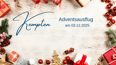 Adventsausflug nach Kempten am 3. Dezember 2025 des BBV KV Augsburg
