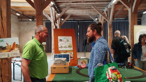 Kreisobmann Matthias Heitmayr im Gespräch