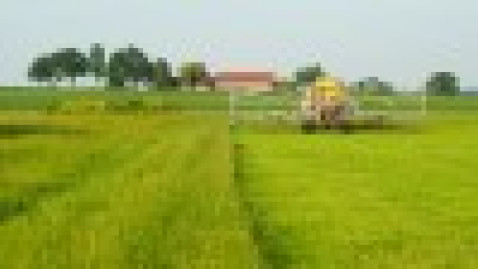 Traktor mit Güllefaß