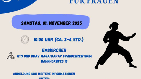 Schnupperkurs Selbstverteidigung am 01.11.2025