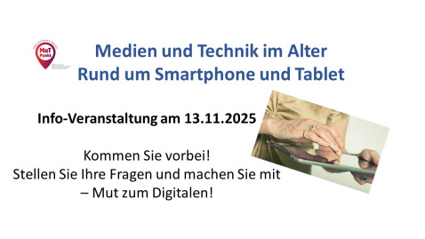 Info Veranstaltung Medien und Technik