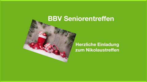 Seniorentreffen Nikolaus