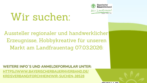 Markt Aussteller gesucht