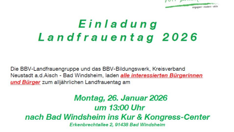 Landfrauentag 2026
