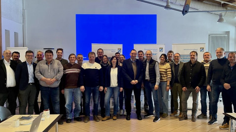 Teilnehmer des Austauschs mit dem Wasserwirtschaftsamt in Weiden 