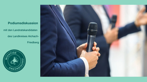 Podiumsdiskussion am 28. Januar 2026 im BBV-Kreisverband Aichach-Friedberg 