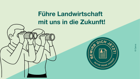 Grafik Führe Landwirtschaft mit uns in die Zukunft