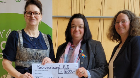 Spendenübergabe an den Bäuerlichen Hilfsdienst e.V.