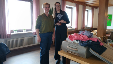 Kreisbäuerin Barbara Fraundorfner und Referentin Tanja Oblinger