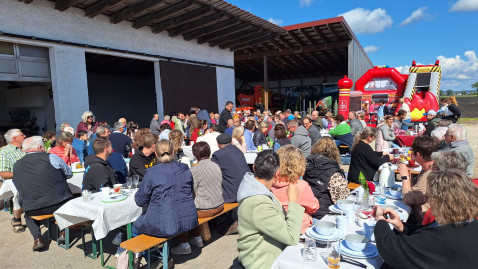 Frühstück auf dem Bauernhof