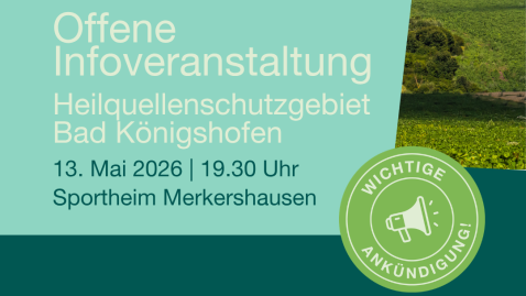 Offene Infoveranstaltung Heilquellenschutzgebiet KÖN