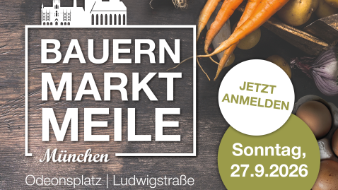 Jetzt anmelden zur Bauernmarktmeile am 27. September 2026