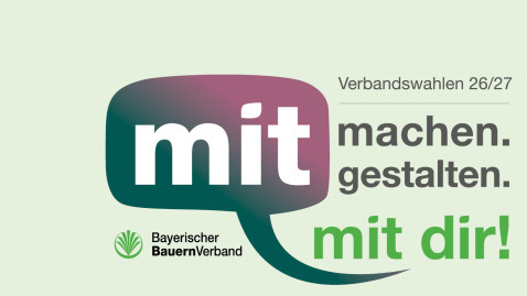 Claim zu den Verbandswahlen: mitmachen.mitgestalten.mitdir!