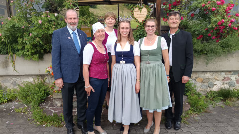Vorstellung der bayerischen Milchkönigin