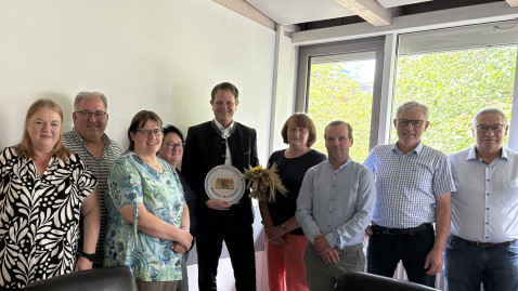 Kreisvorstandschaft mit Landrat