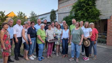 Kreisbäuerinnen und Kreisobmänner Unterfrankens grillen
