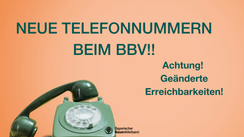geänderte Telefonnunmmern