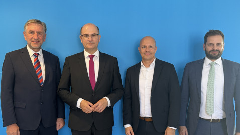 Minister Albert Füracker und Bauernpräsident Günther Felßner