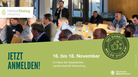 Aufruf zur Anmeldung für den HerbstDialog Herrsching vom 16. bis 18. November 2026