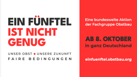 Ein Fünftel ist nicht genug!