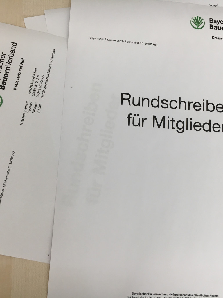 Rundschreiben Hof