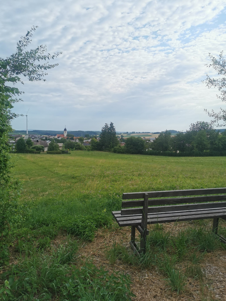 Blick aufs Dorf Langenaltheim
