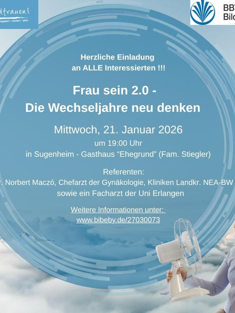 10. Gesundheitsoffensive „Frausein 2.0 – die Wechseljahre neu denken“