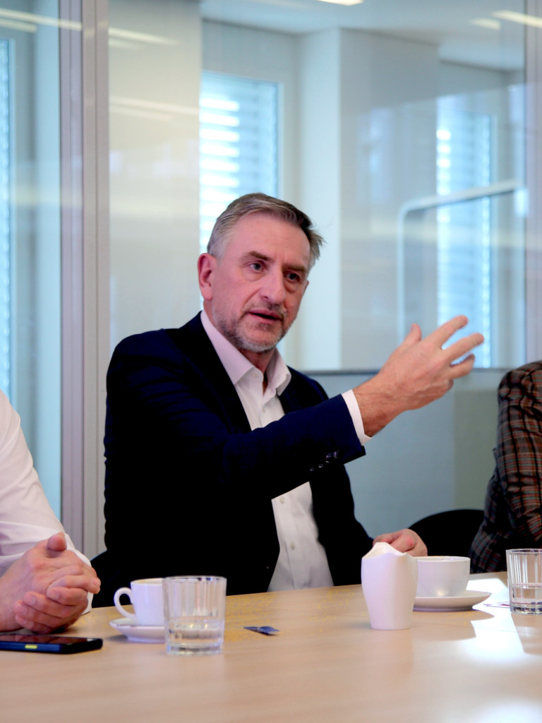 Ely Eibisch, Günther Felßner und Rita Götz beim MZ Interview in Regensburg