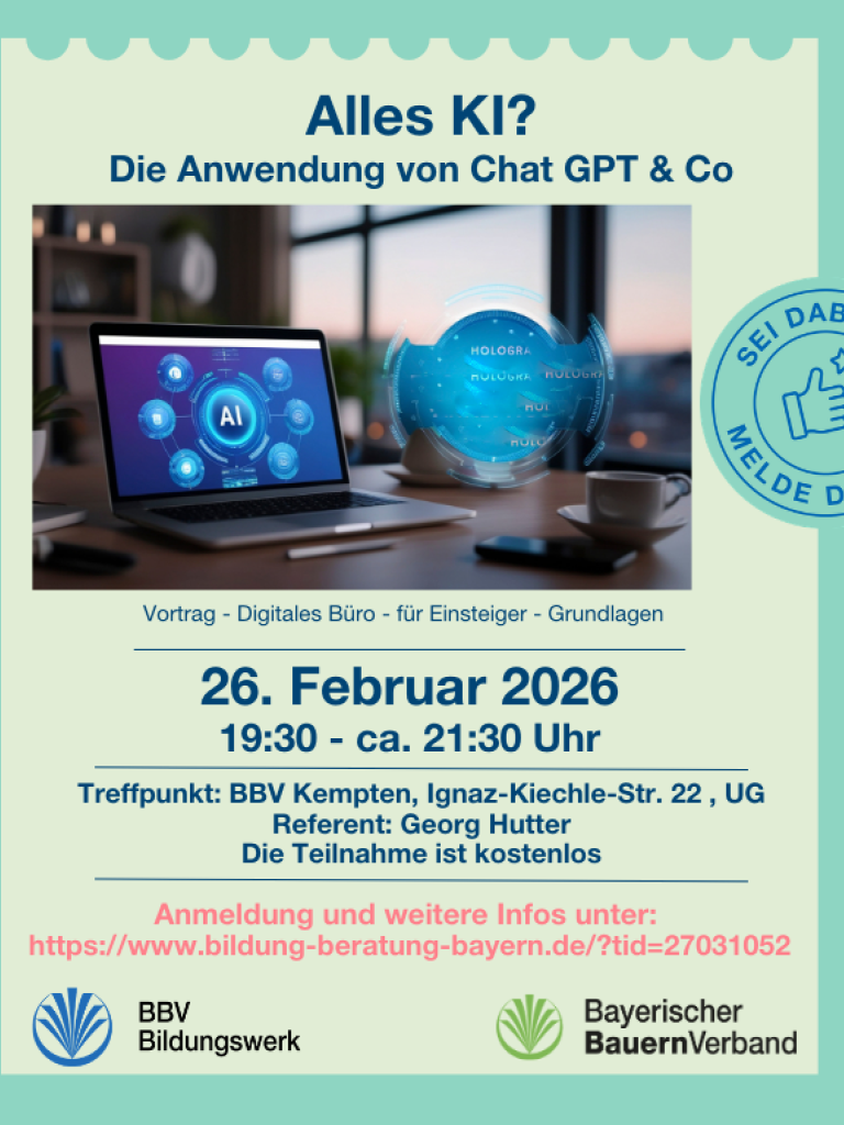 Vortrag mit Georg Hutter