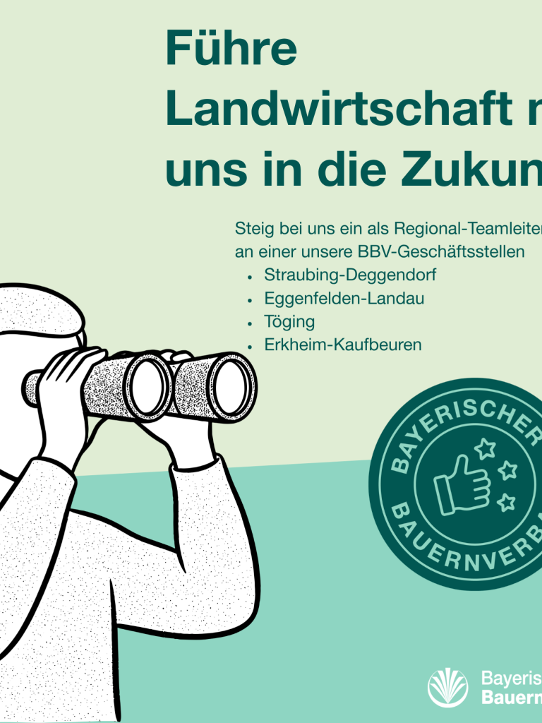 Führe Landwirtschaft mit uns in die Zukunft