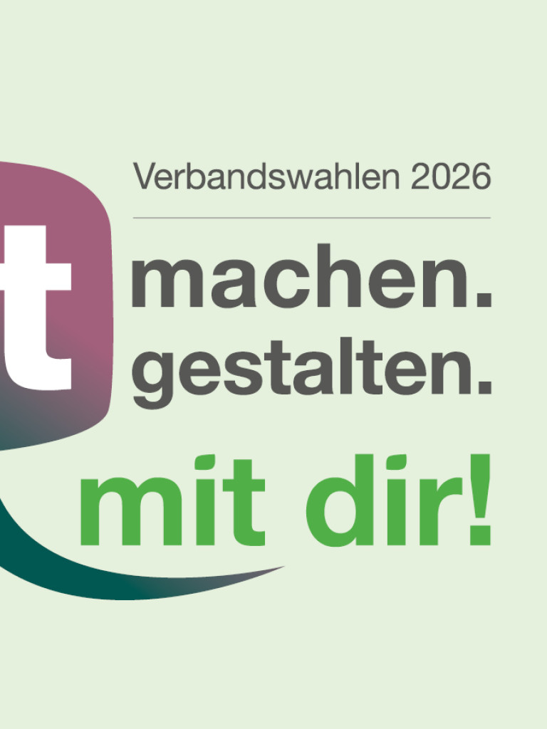 Claim Verbandswahlen "mitmachen.mitgestalten.mitDir!