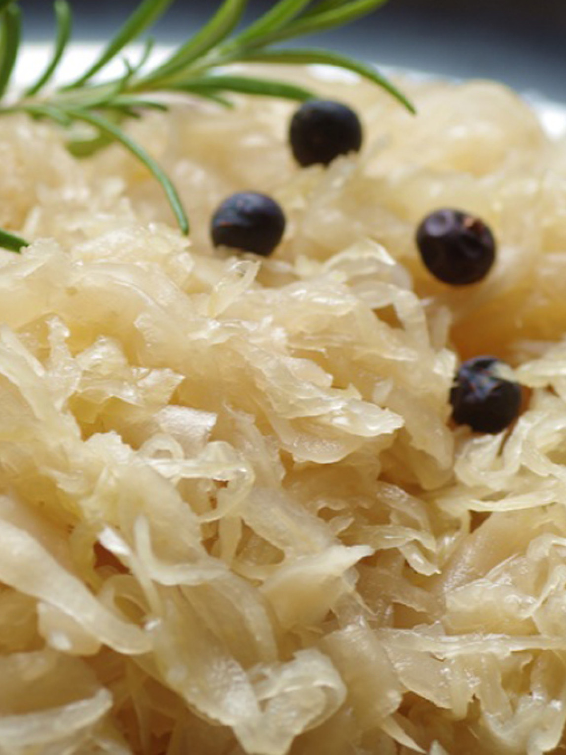 Eine leckere Portion Sauerkraut. 