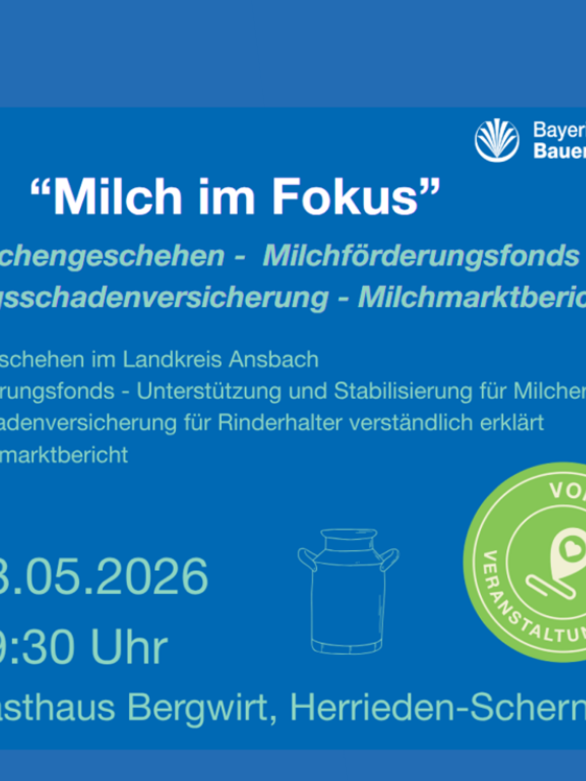 Homepage Milch im Fokus