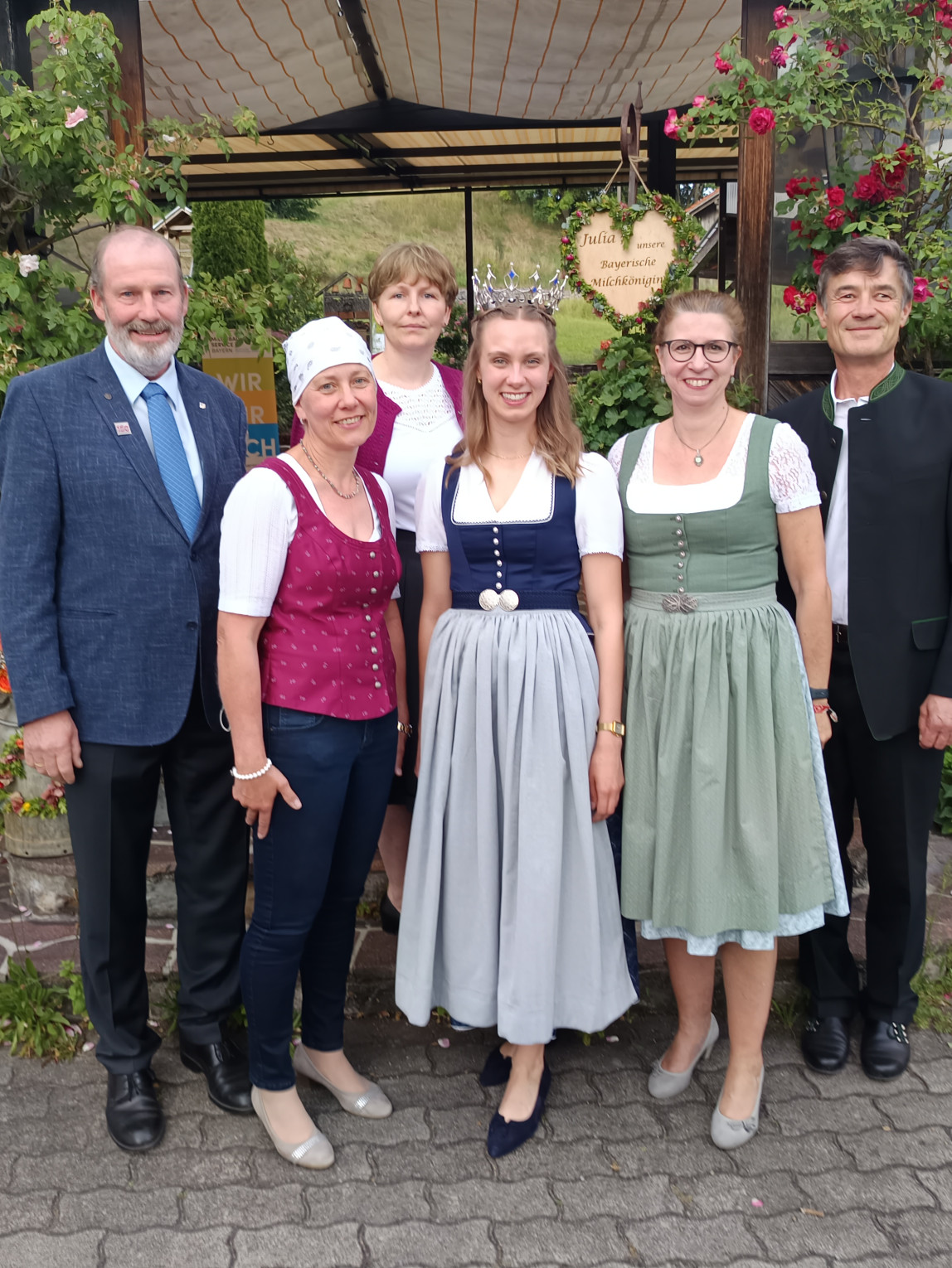 Vorstellung der bayerischen Milchkönigin