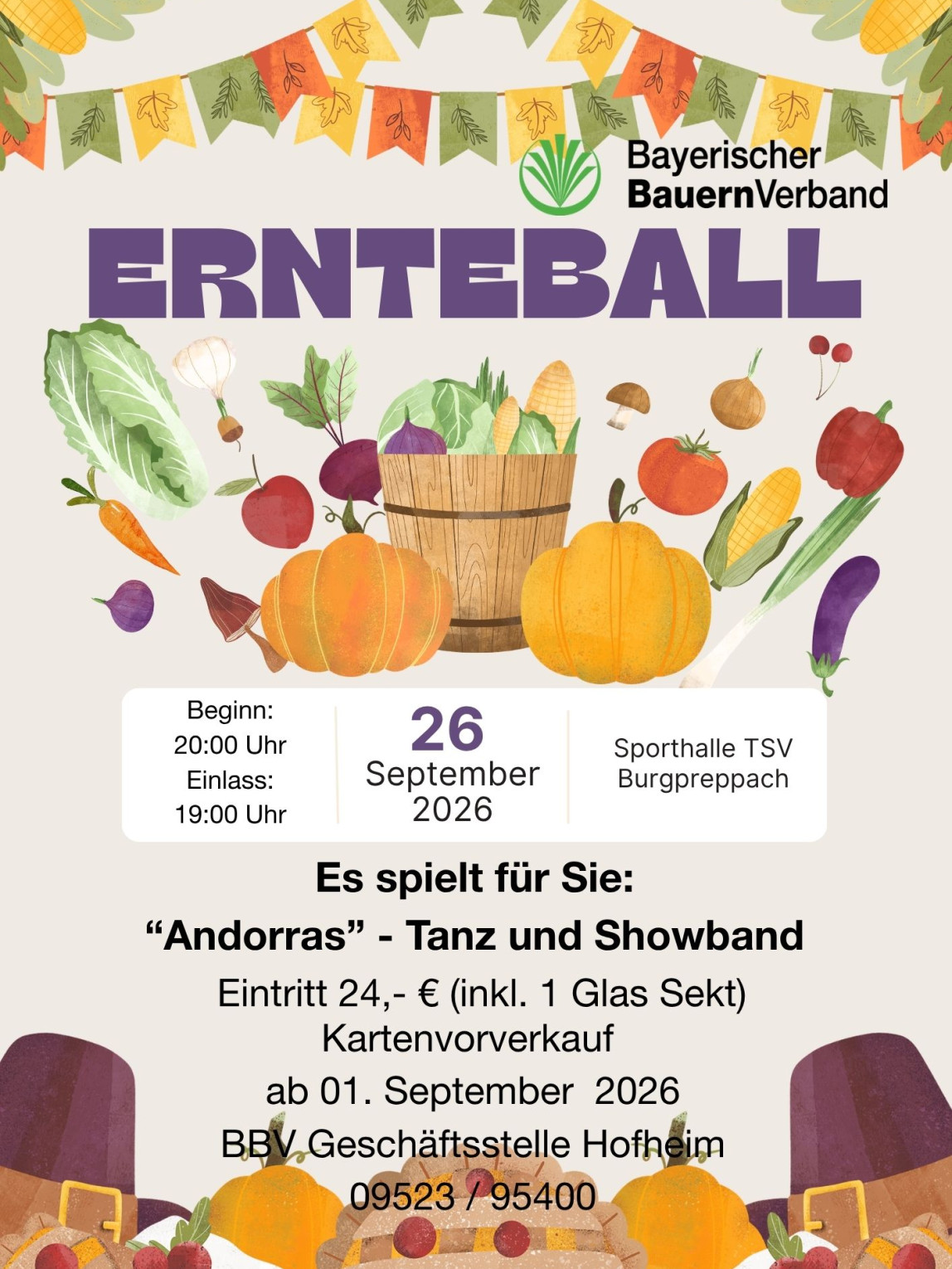 Plakat Ernteball 2026