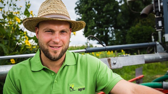 Landwirt des Jahres Georg Mayerhofer auf seinem Bauernhof