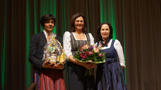 Maria Bichler, Ilse Aigner, Katharina Kern, Landfrauentag  Rosenheim 2018