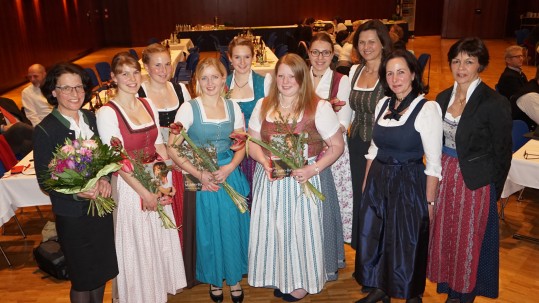 Junge Meisterinnen Landfrauentag Rosenheim 2018