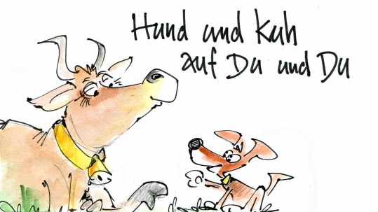 Hundekarikatur