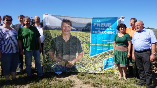 Erntepressegespräch 2018 in der Oberpfalz Plakat Unsere bauern