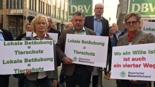 Demo vor dem Bundesrat in Berlin