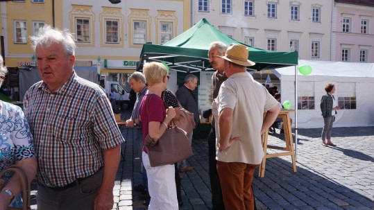 Intensive Gespräche am BBV Stand bei der Straubinger Schranne