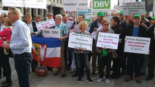 Oberfränkische Landwirte in Berlin Bundesrat